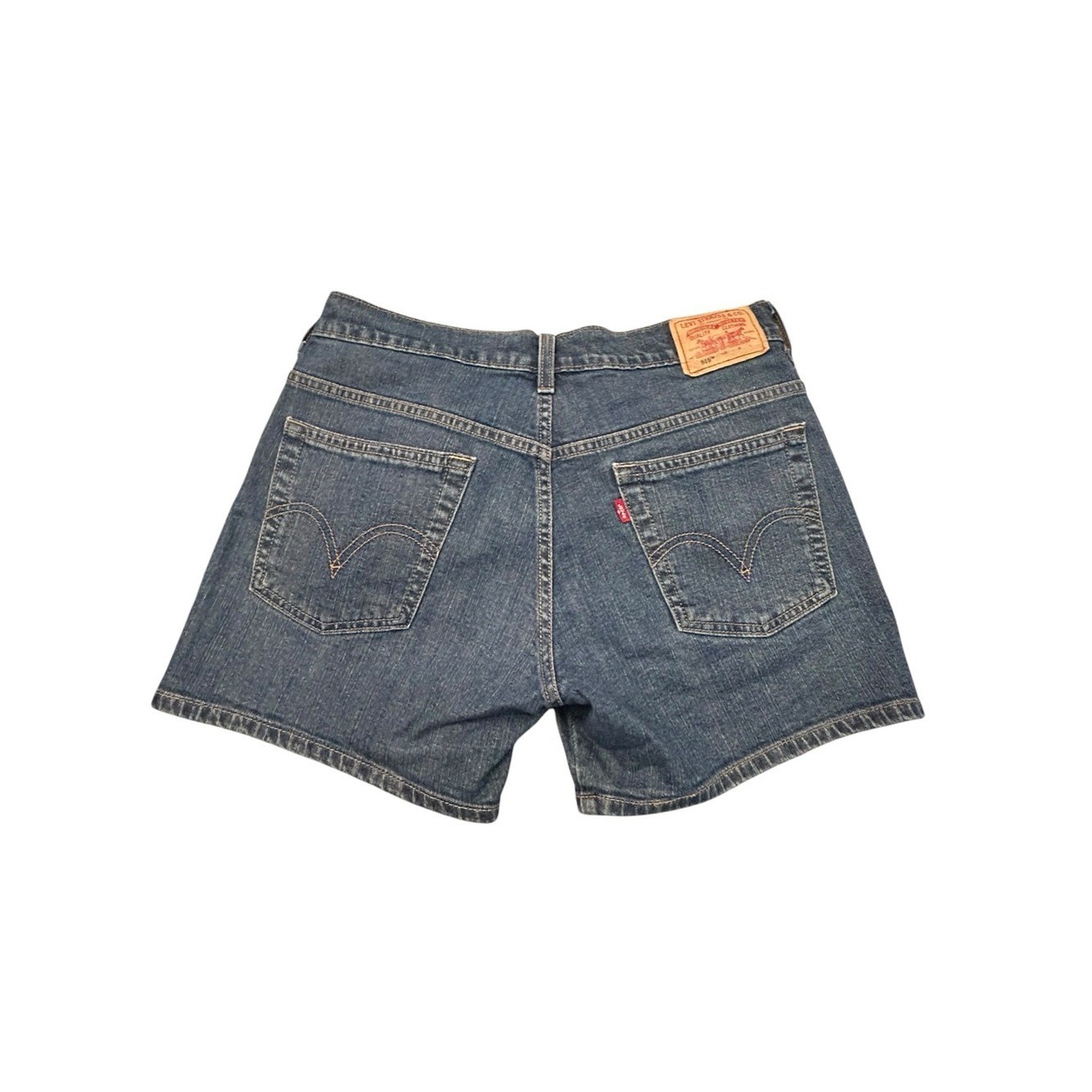 Levi’s 515 Nouveau Women’s Y2K Vintage (2005) Blue Denim Mid-Rise Jean Shorts