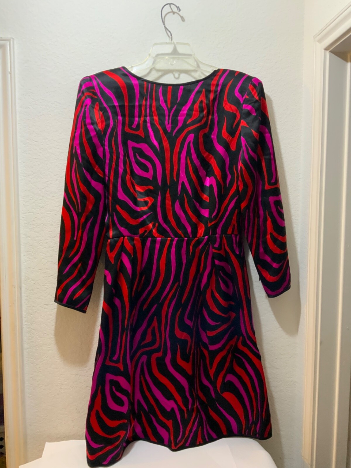 Vintage 100% Silk Stanley Platos Martin Ross Women’s Dress Size 12 USA