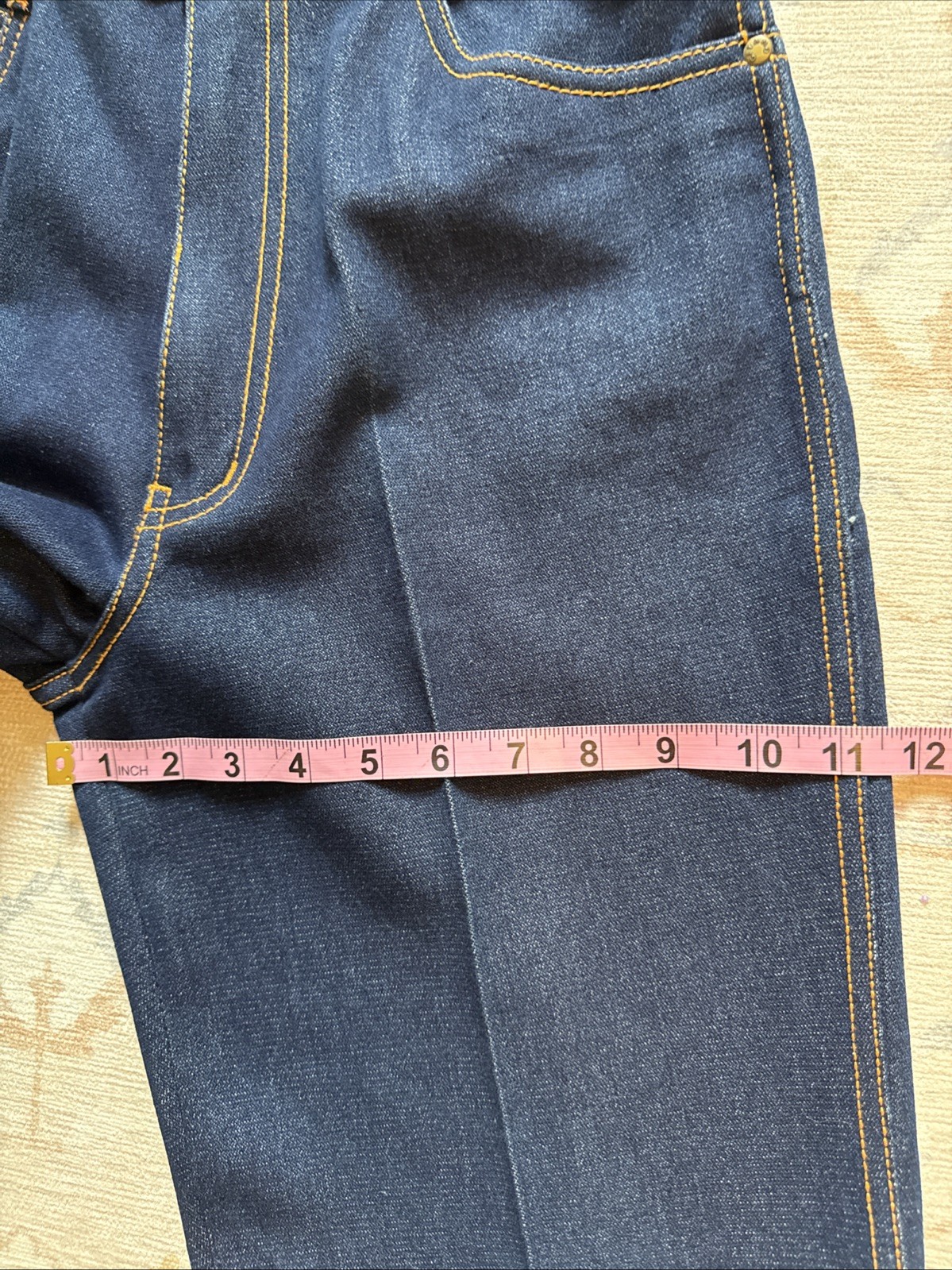 Vintage 1970’s PS Gitano High Waisted Disco Jeans Straight Leg Dark Wash 27×32