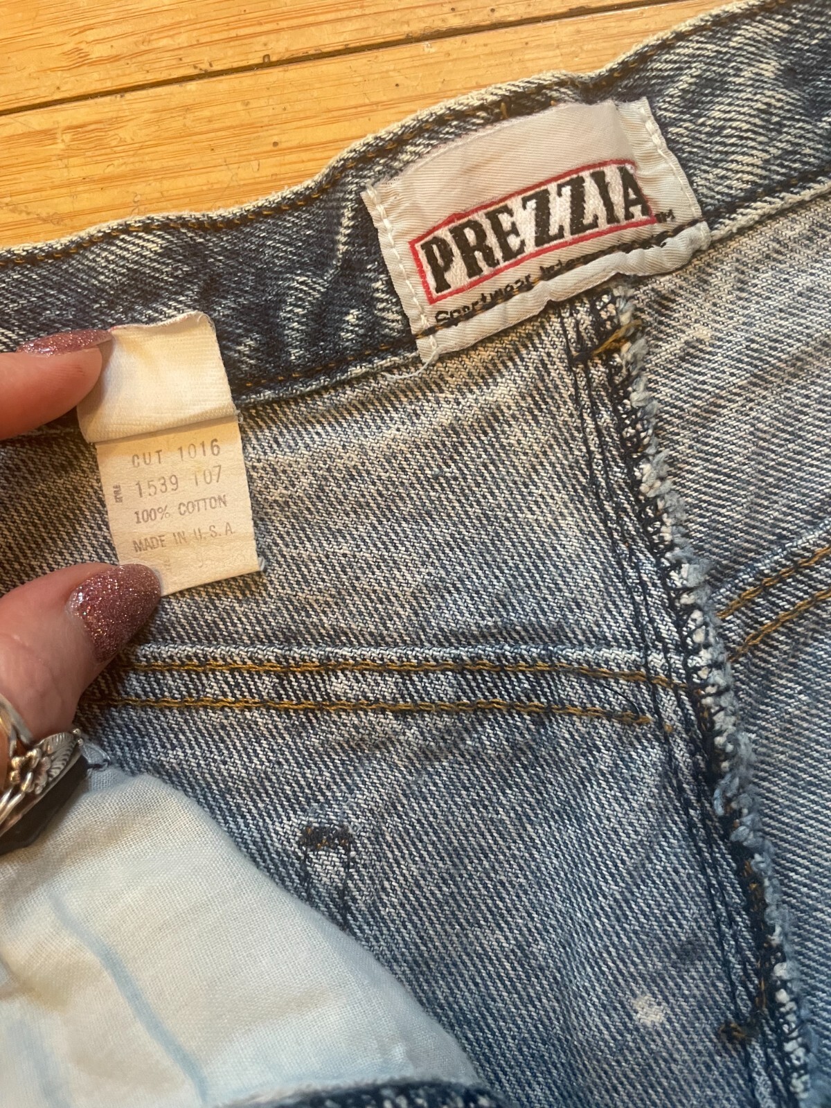1990s Hand Painted Denim Jeans, Vintage 1993 Graduation Painted Jeans, Vintage
