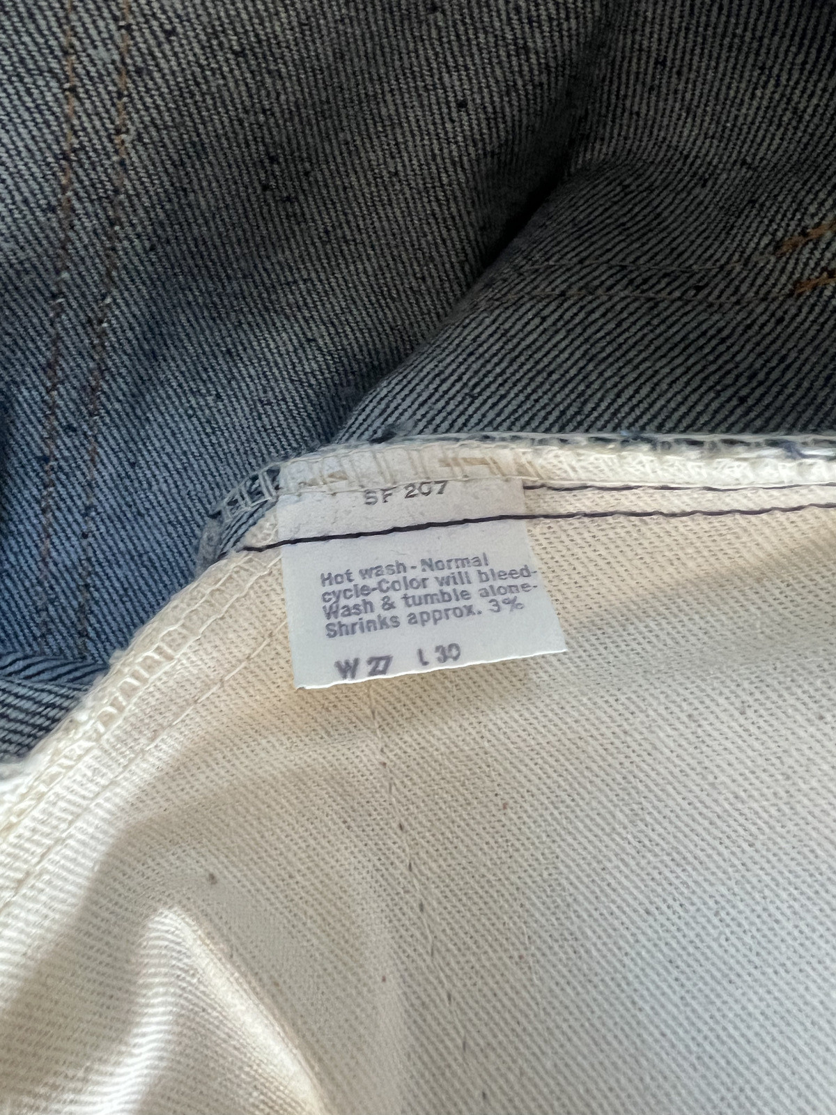 NOS VTG 70s LEVIS 746 Bell Bottom Orange Tab 27×30 Flare Jeans NOS DEADSTOCK
