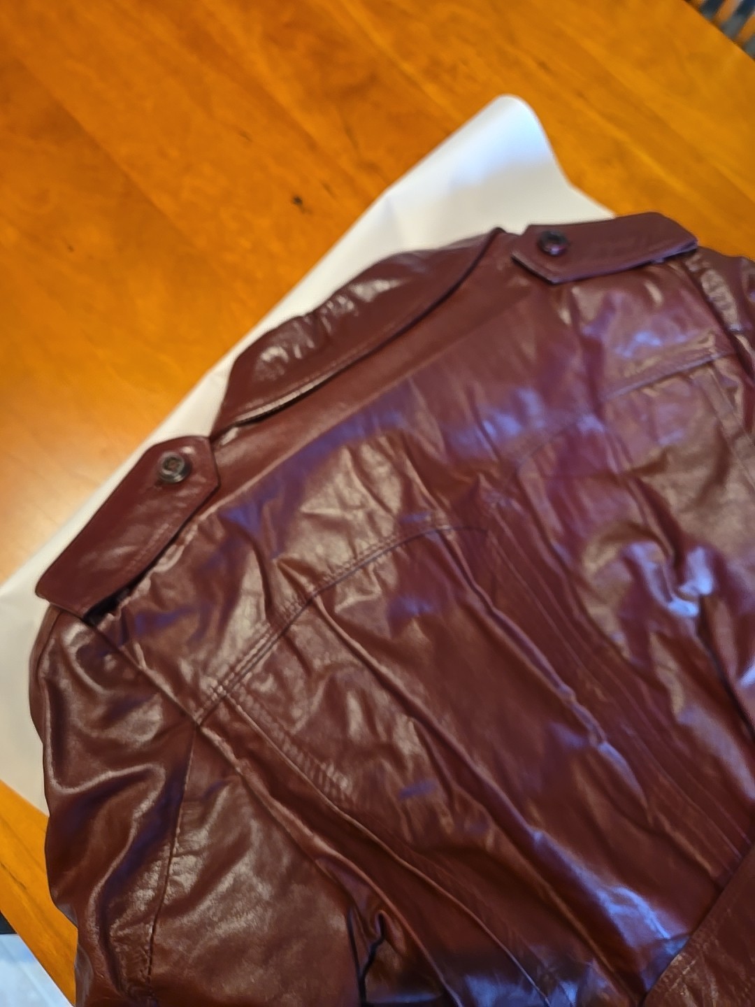 Vintage Etienne Aigner Burgundy Jacket Size 42