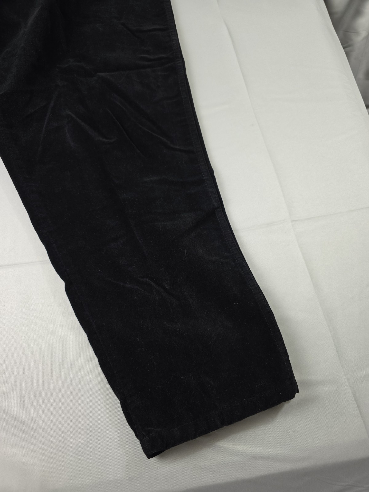 Vintage Bill Blass Pants Women’s Velvet 20W Black Baggy Tappered 35×28 High Rise