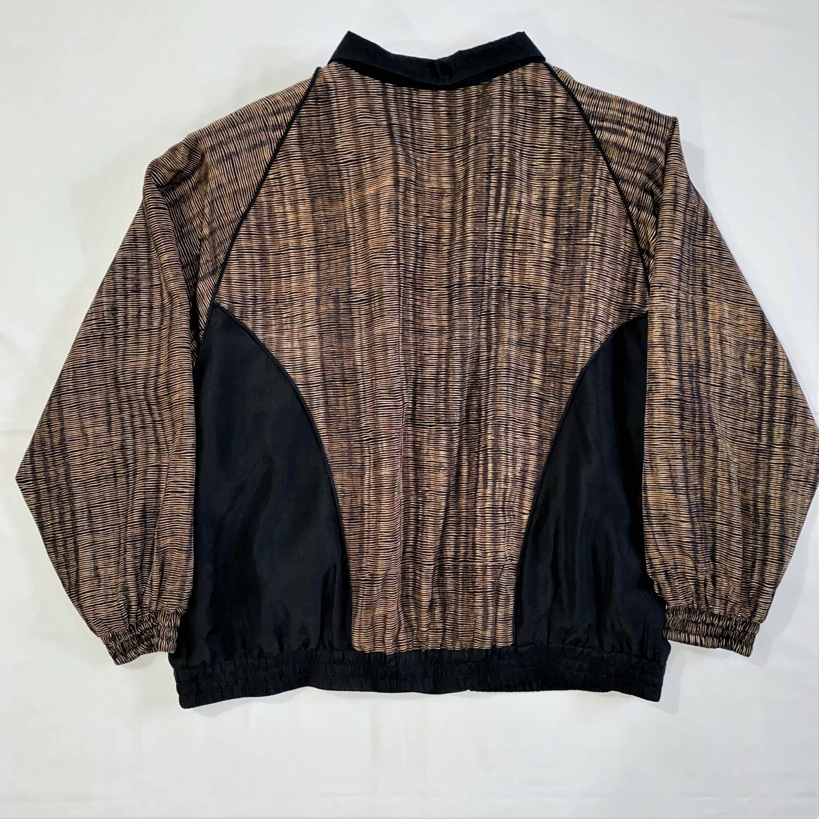 Pre-Owned! VTG Hunt Club Women’s 100% Silk Shell Windbreaker Jacket, Brown 18W