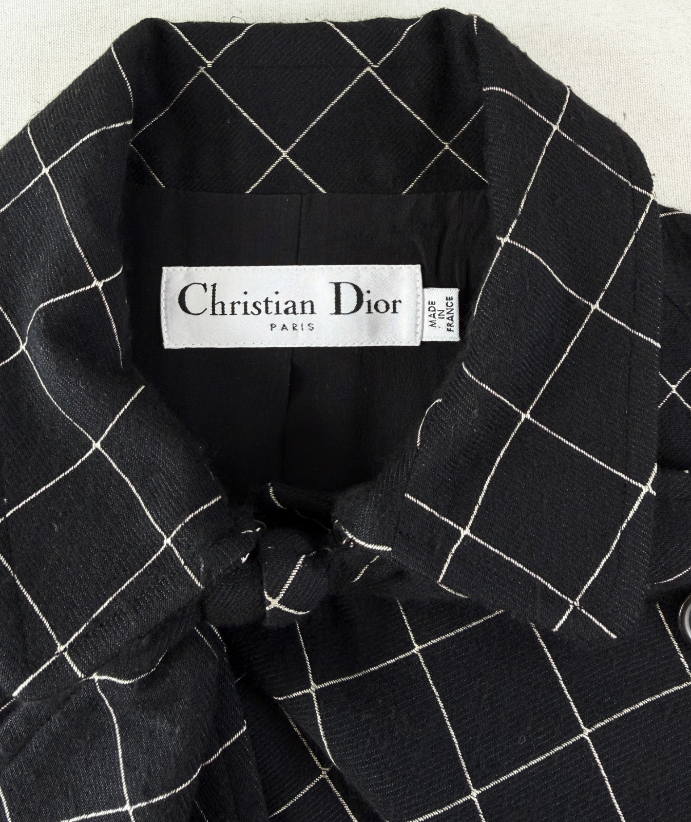NWOT Vintage CHRISTIAN DIOR 2010 By John Galliano Set Checker Skirt 10 Vest 12