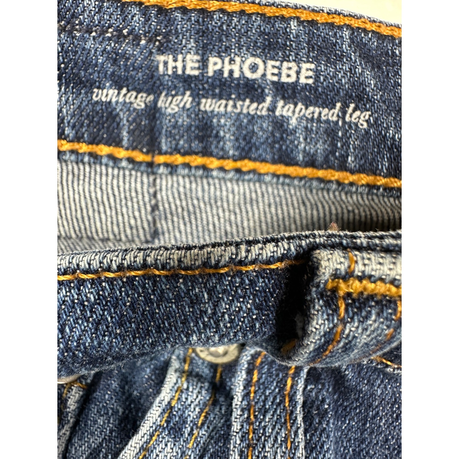 AG Adriano Goldschmied The Phoebe Jeans Sz 27 Vintage High Waisted Tapered Leg