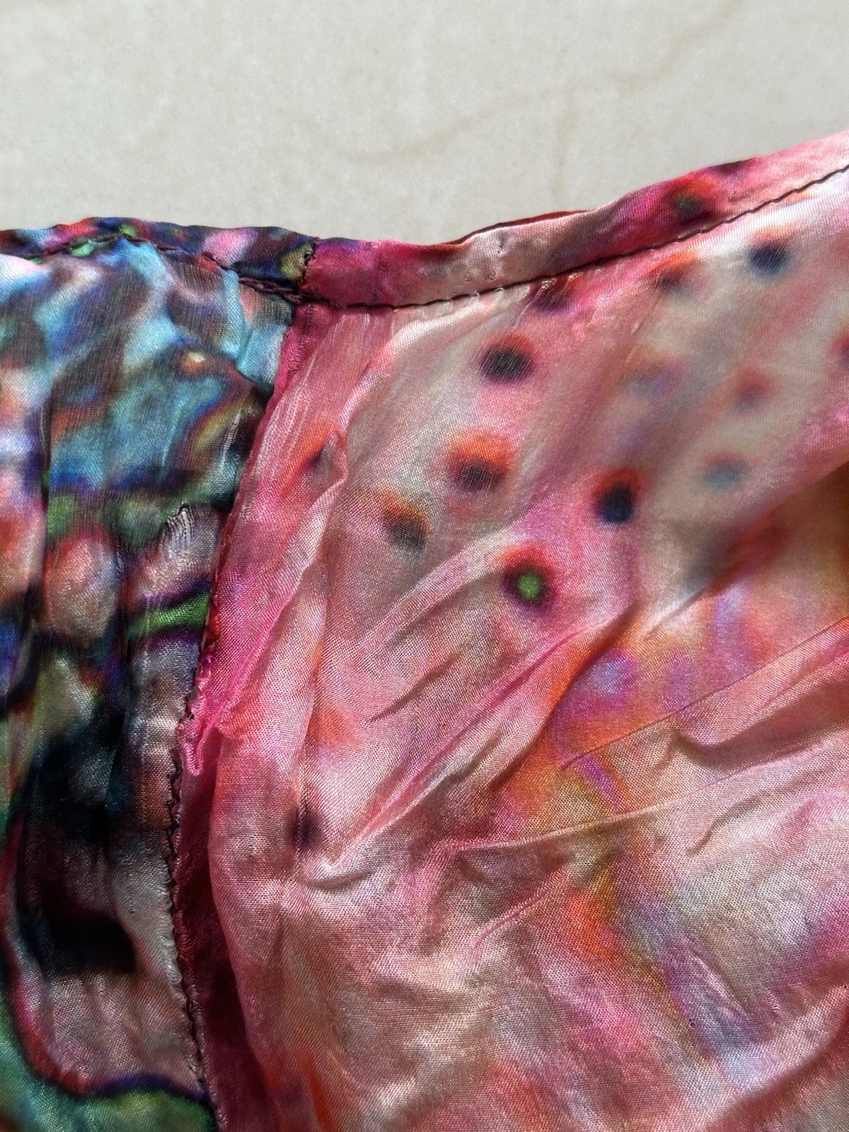 Vintage Made In Italy Miss Sixty Colorful Nightgown/Dress (S/M)