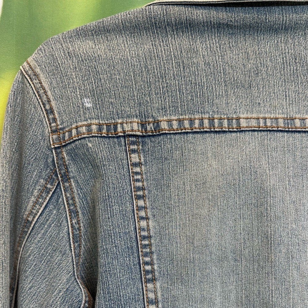Vintage Blue Denim Blue Jean Jacket juniors large