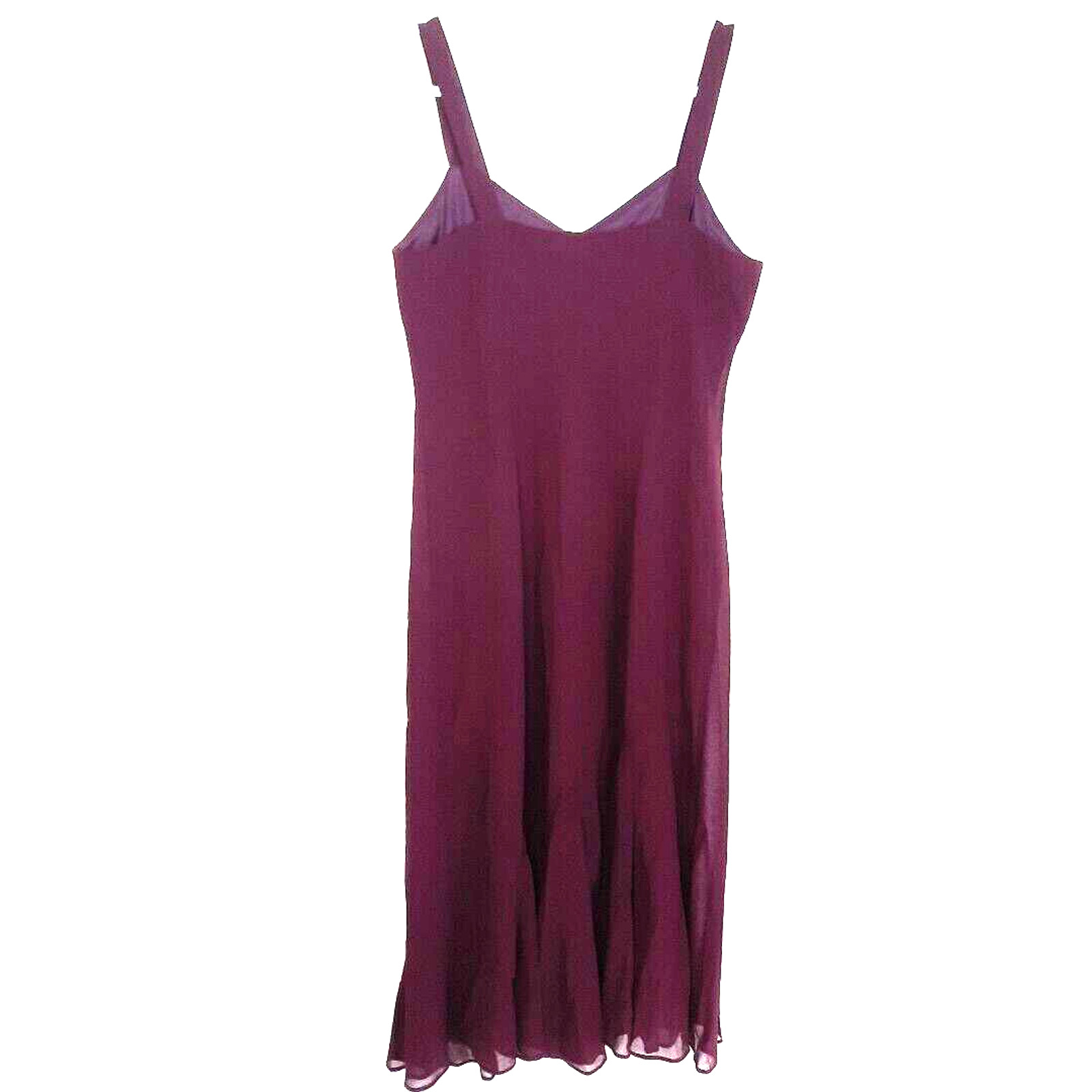 Vintage R&M RIchard Beaded Sheer Maxi Dress Sz 14 Burgundy Whimsigoth Dark Fairy