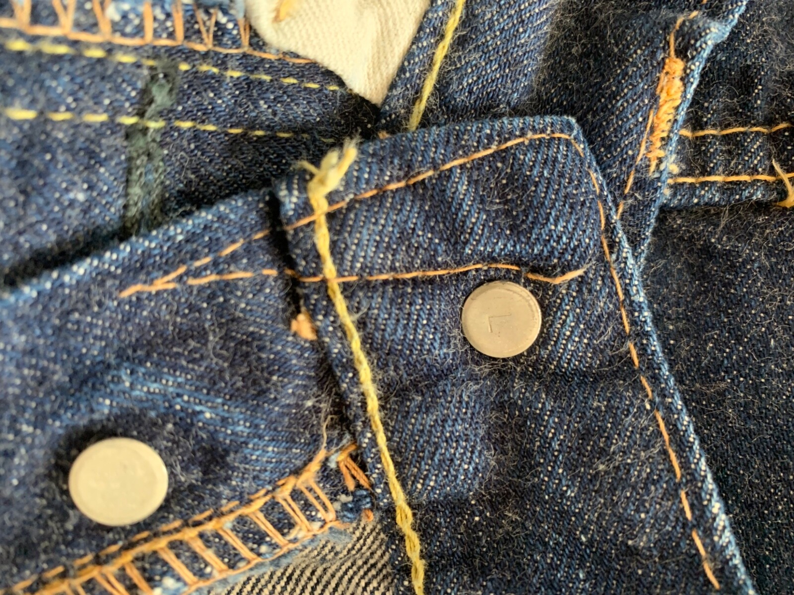 Extremely Rare Vintage Levi’s 501 Big E Jeans – Pre-1969, Dark Blue Wash