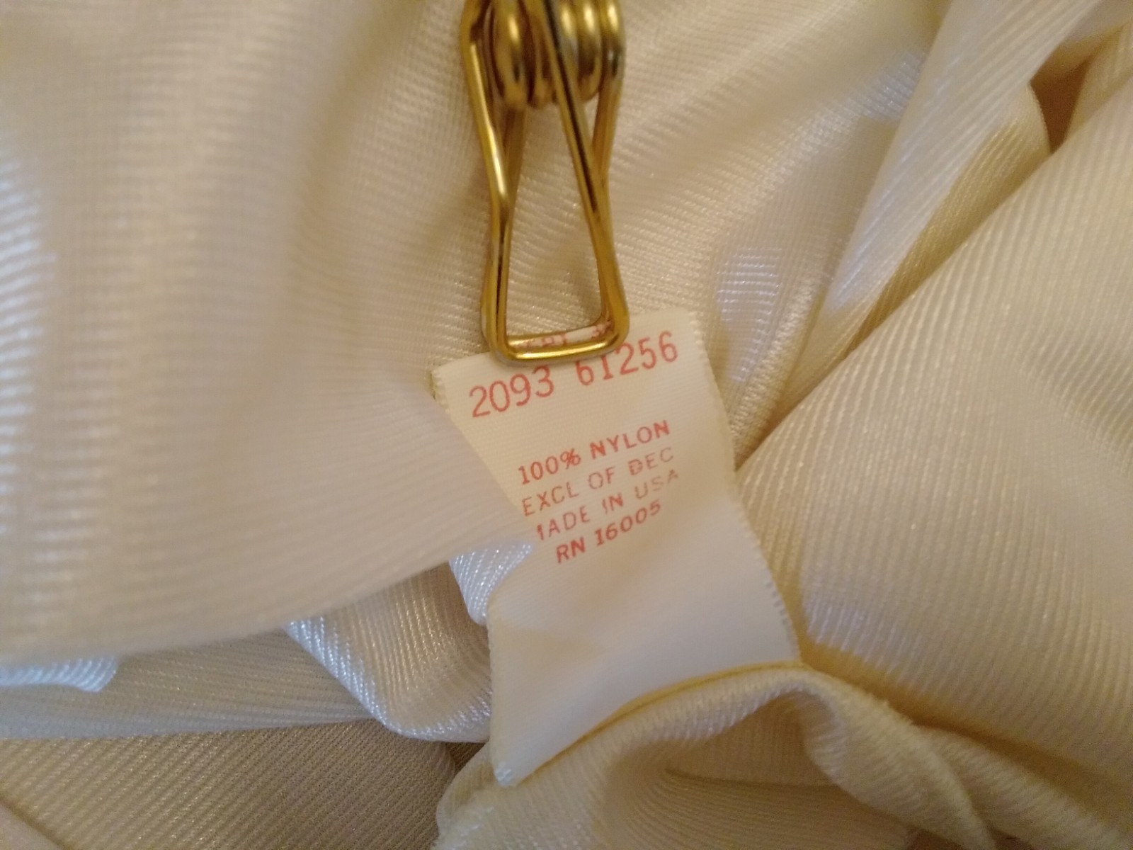 Vintage Sears 2pc Embroidered Bodice Long Nightgown & Robe Small 32/34