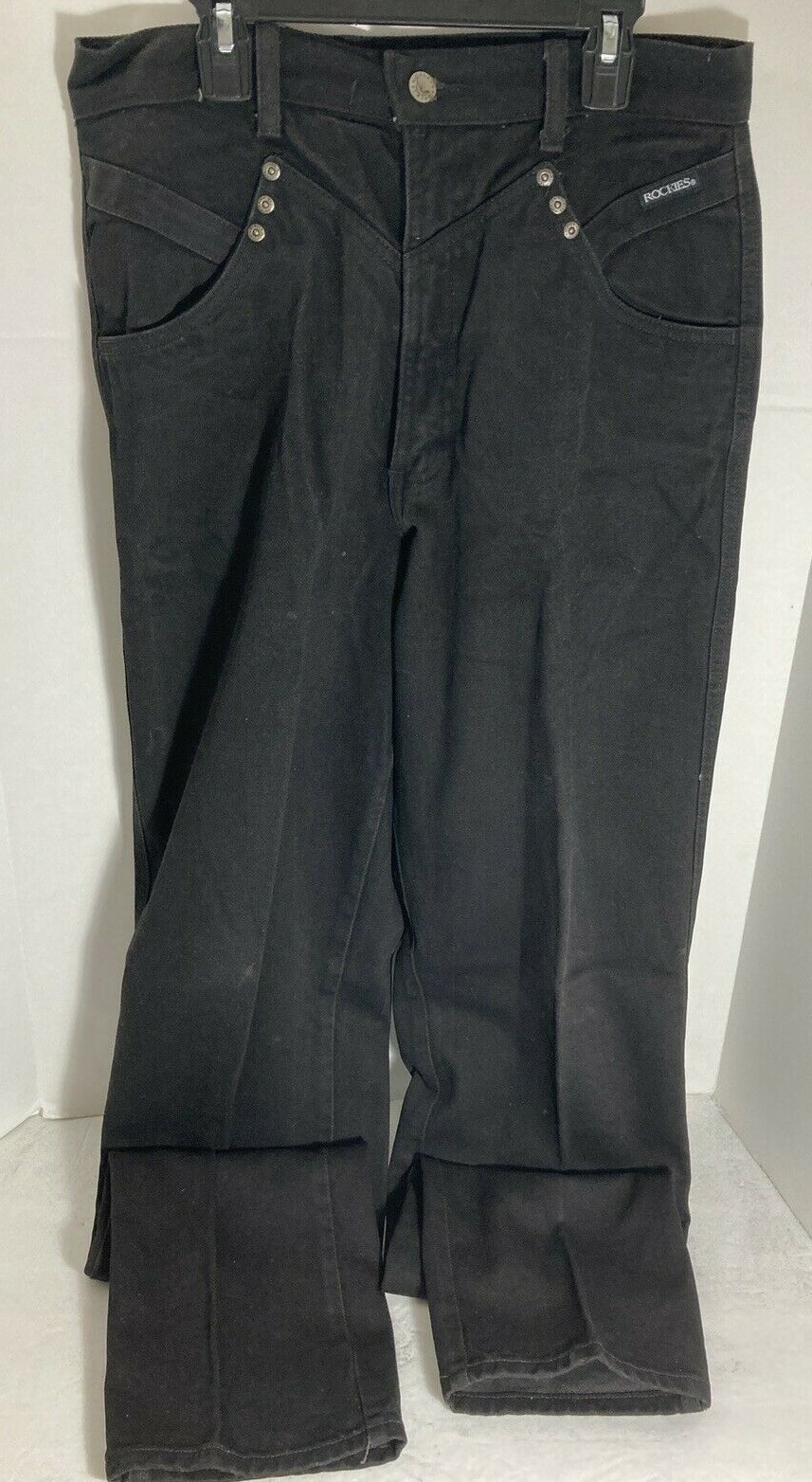 Vintage Rocky Mountain Jeans High Rise Size 32/13 Inseam 36 Black