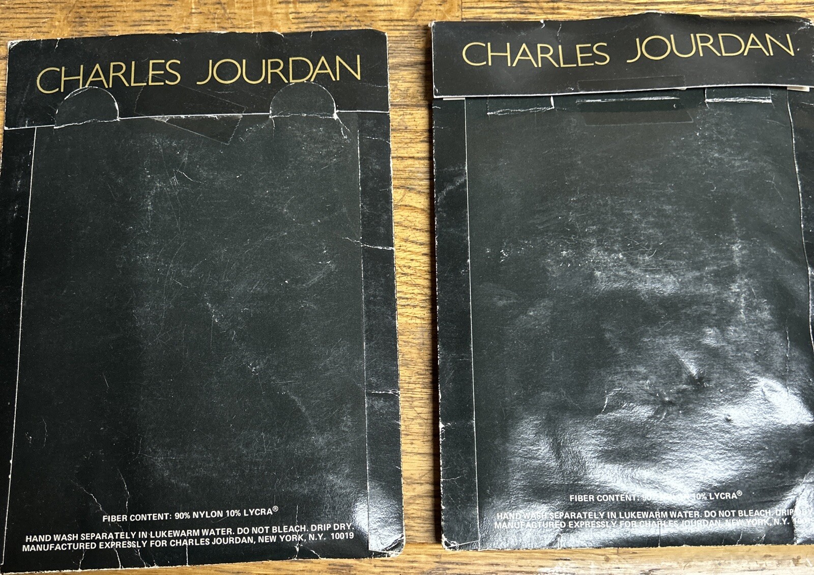Charles Jourdan White Sunday Lycra Sheer Control Top Pantyhose Medium Lot Of 2