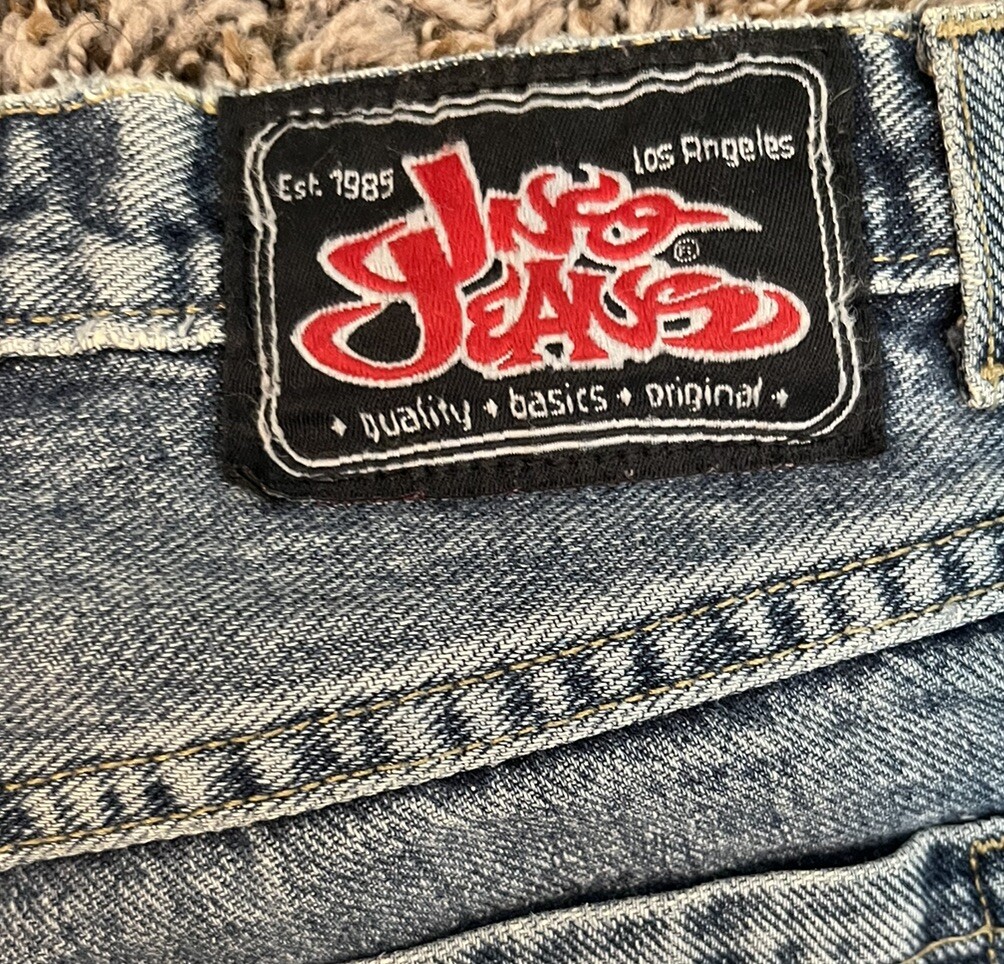 Vtg Jnco Jeans Basics Original Women’s Sz7 20” 1061 USA Style S1061 Cut#300106