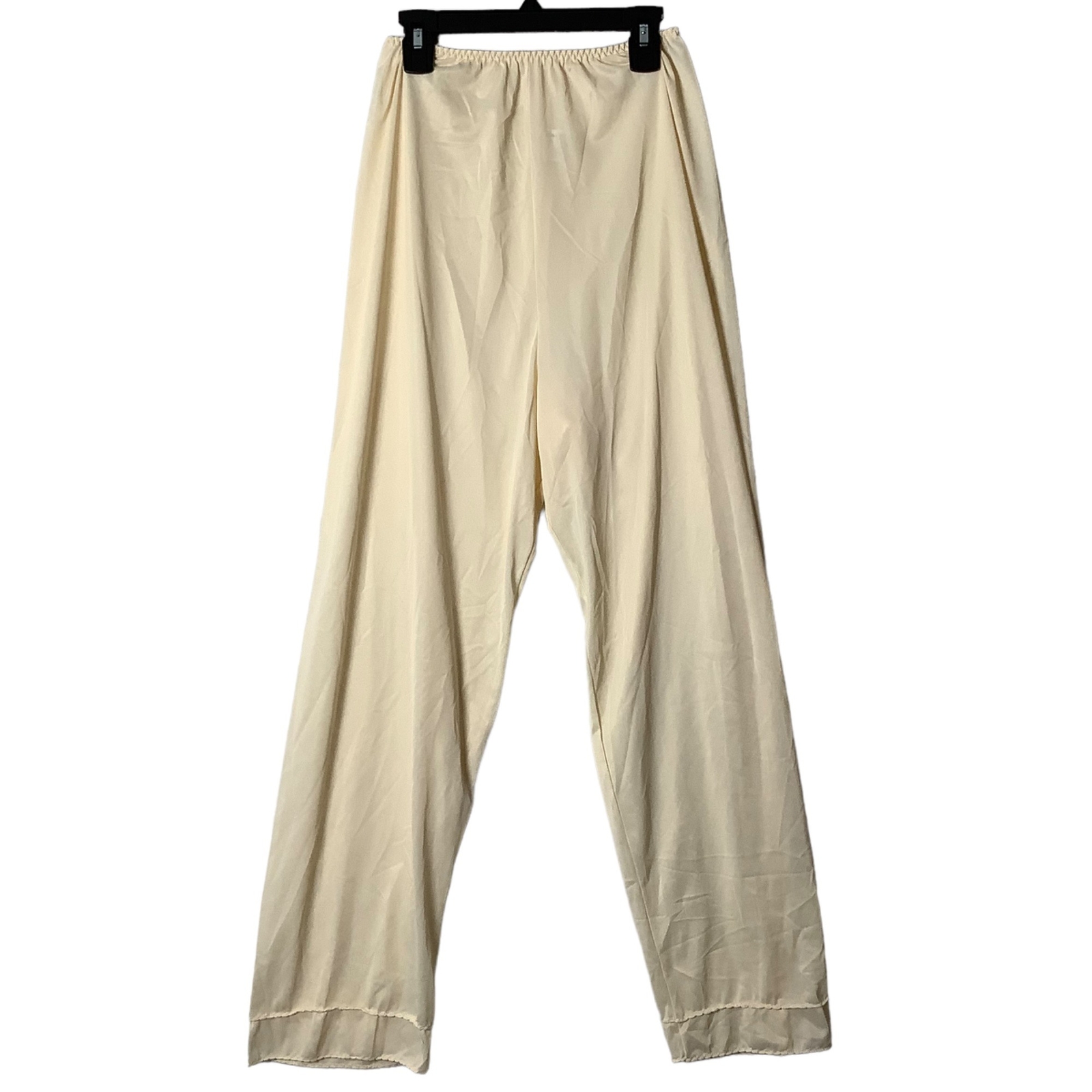 Wonder Maid Non Cling Cropped Slip Pants Pantaloons Large 1901 Vtg Cream Beige