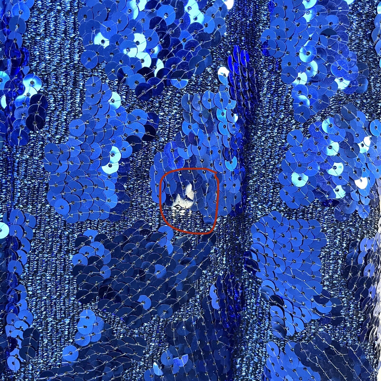 Fashion 1001 Nights vintage sequin dress y2k prom gown maxi blue size 5/6