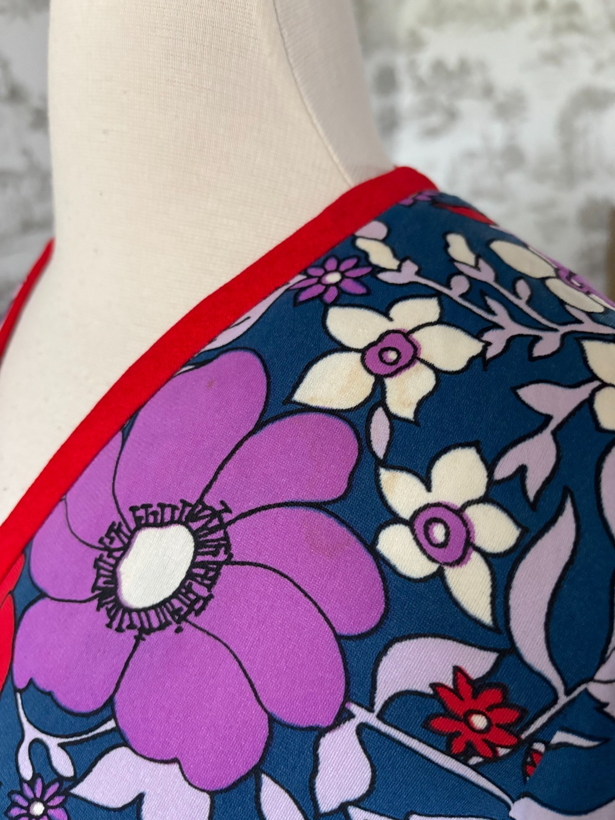 Vintage 60s Bloomingdale’s Sixties East Floral Dress Mod Retro Colorful