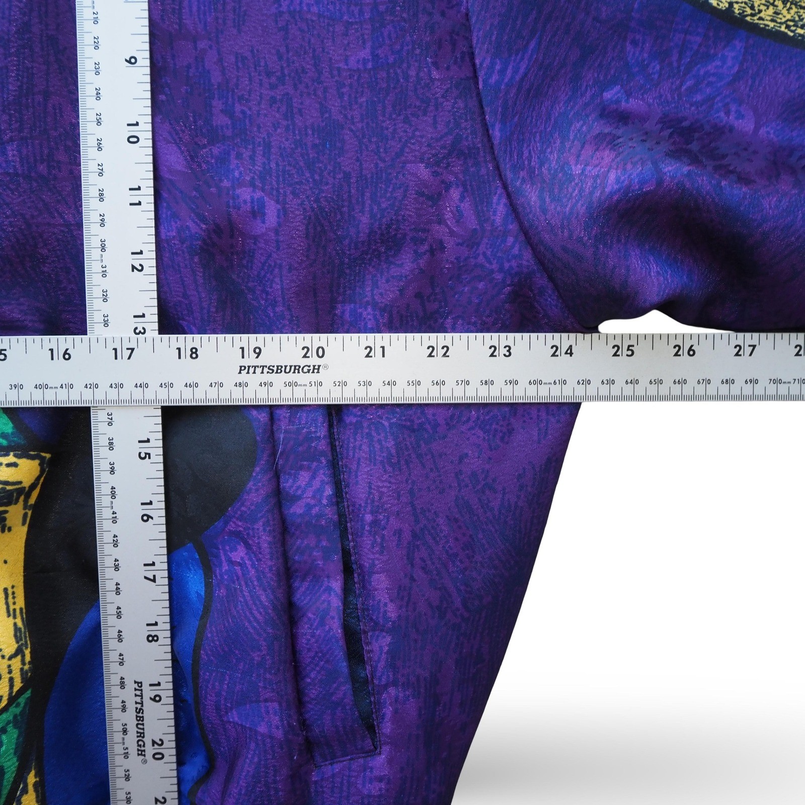 Vintage Nicole J Farah Picasso Face Art Bomber Jacket Women’s L-XL Purple