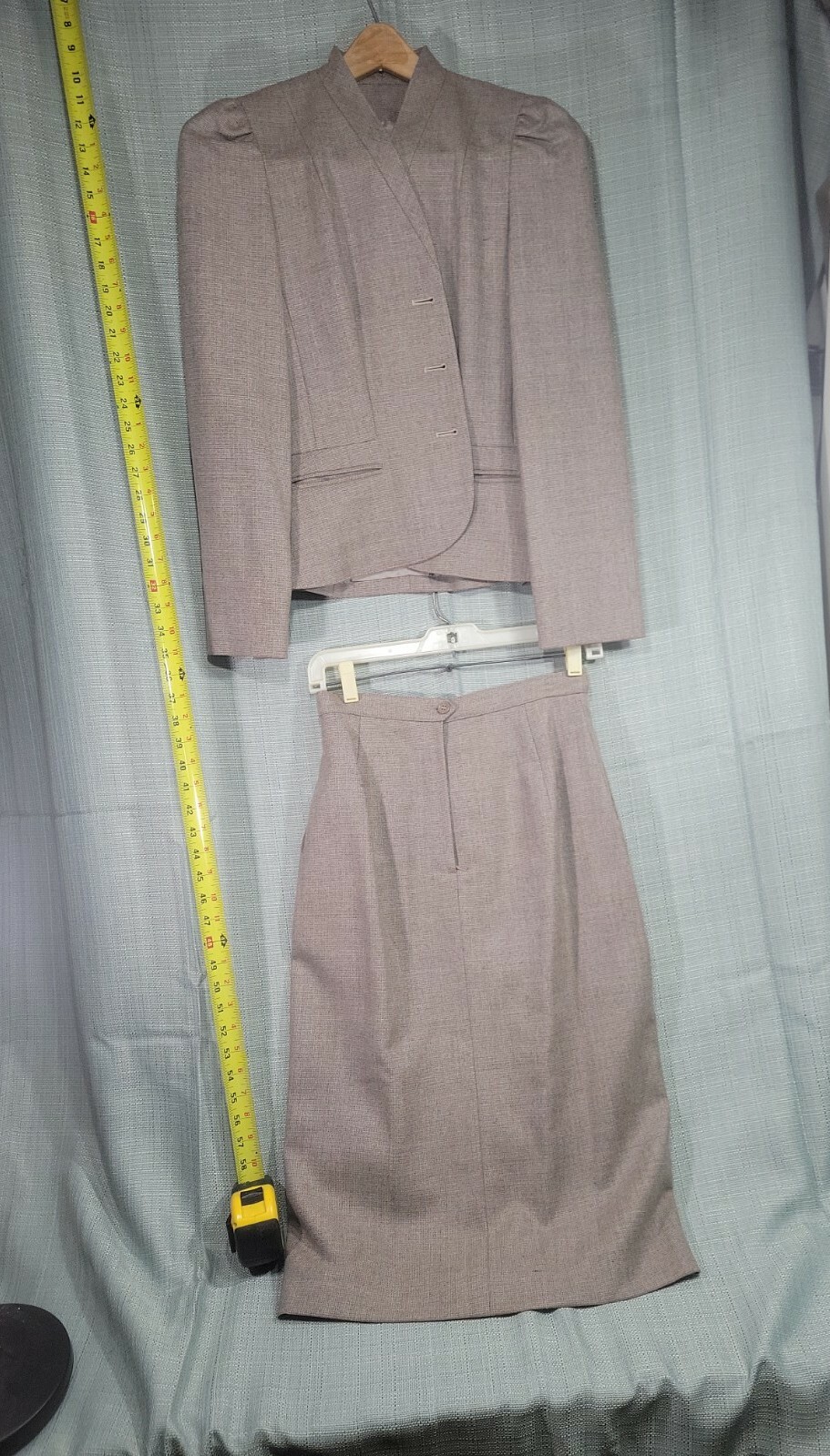 Vintage Peabody House International Suit Set Blazer and Skirt Size 9/10 C11