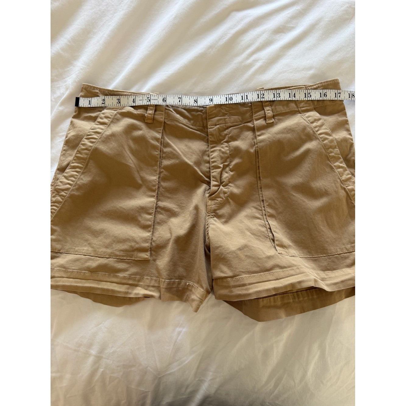 Nili Lotan Utility Short in Vintage Washed Solstice Size 12