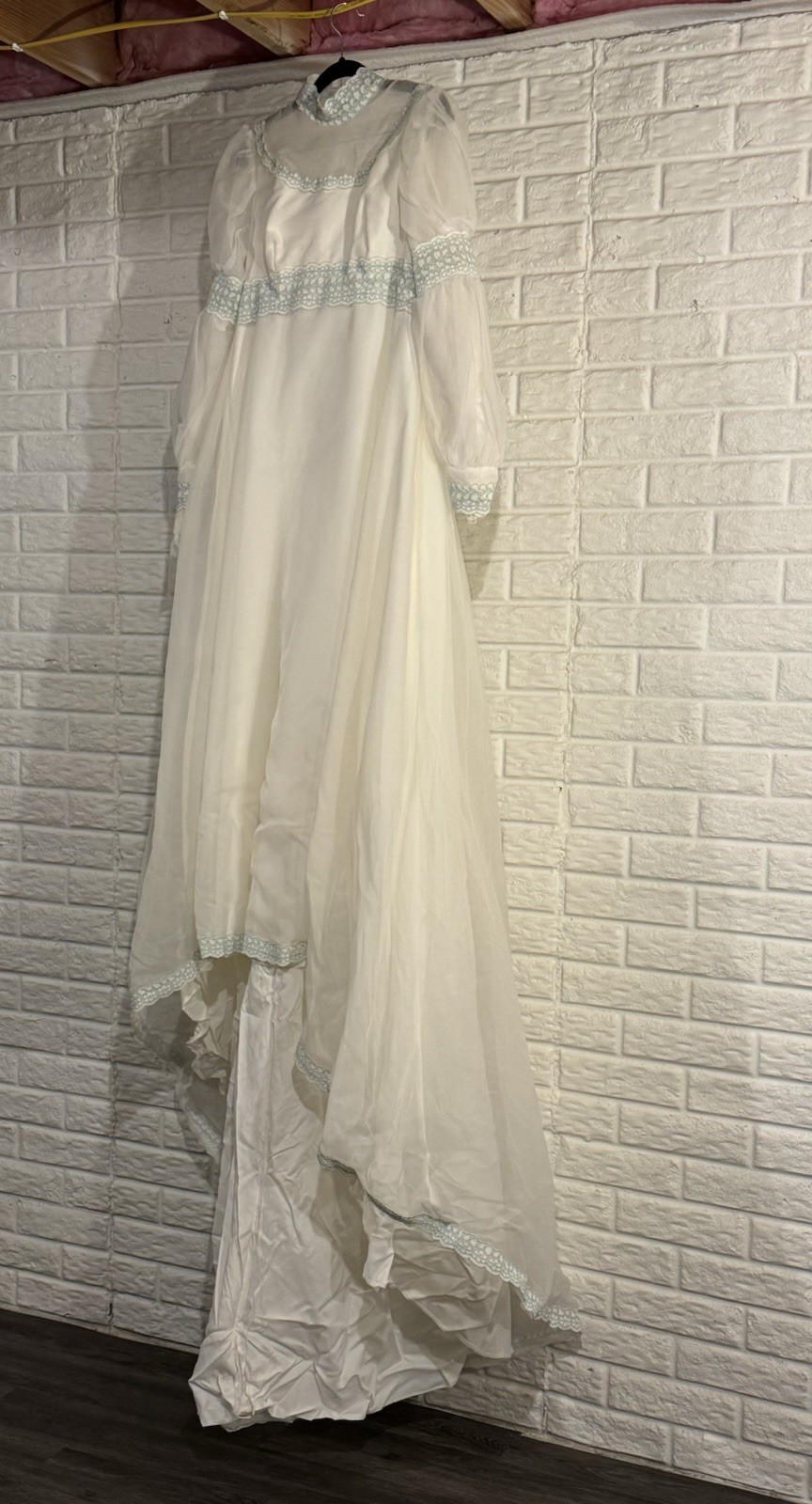 Romantic Bohemian Handmade Vintage Wedding Dress