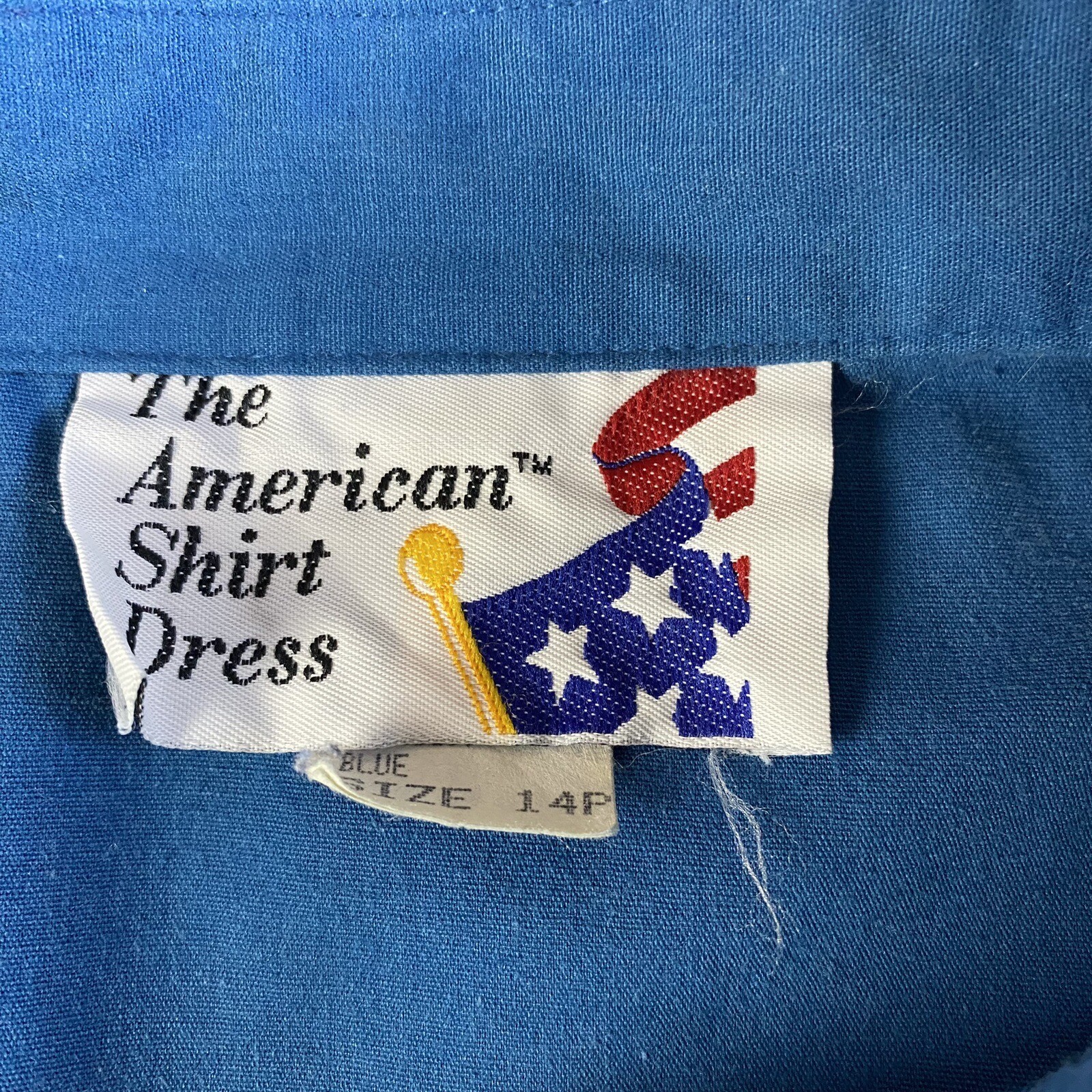 VTG | The American Shirt Dress Black Vintage Uniform Workwear Size 14P