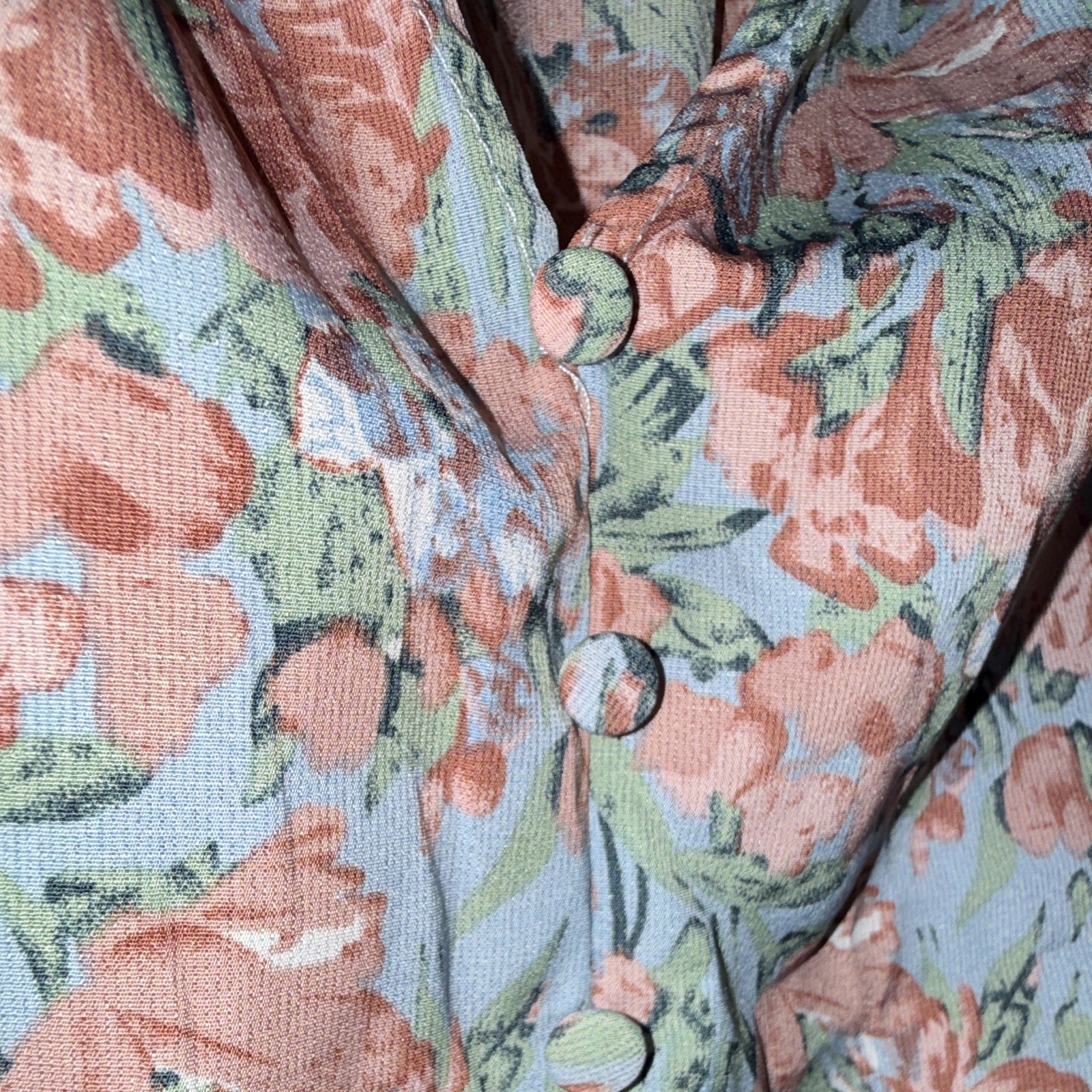 The Entro vintage floral inspired style dress by modern designer women’s Size L