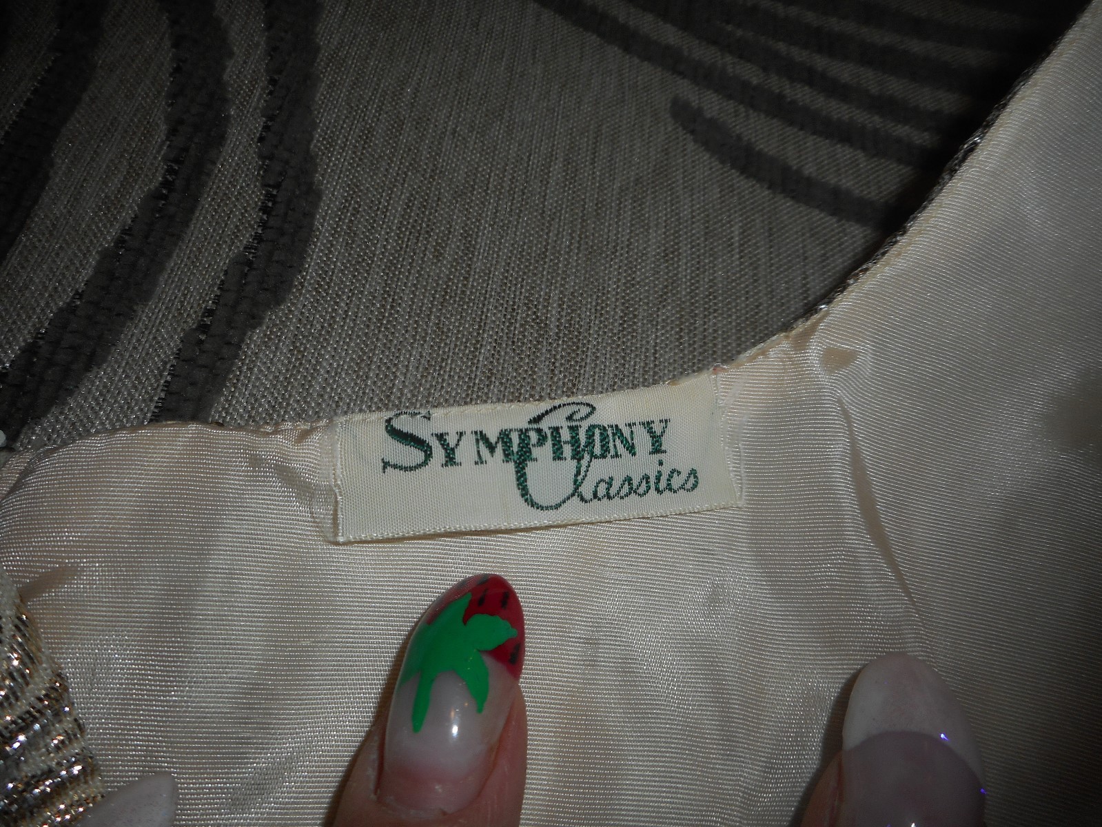 Vintage Harvey’s Dress Shop Owego NY Ladies Fancy Top
