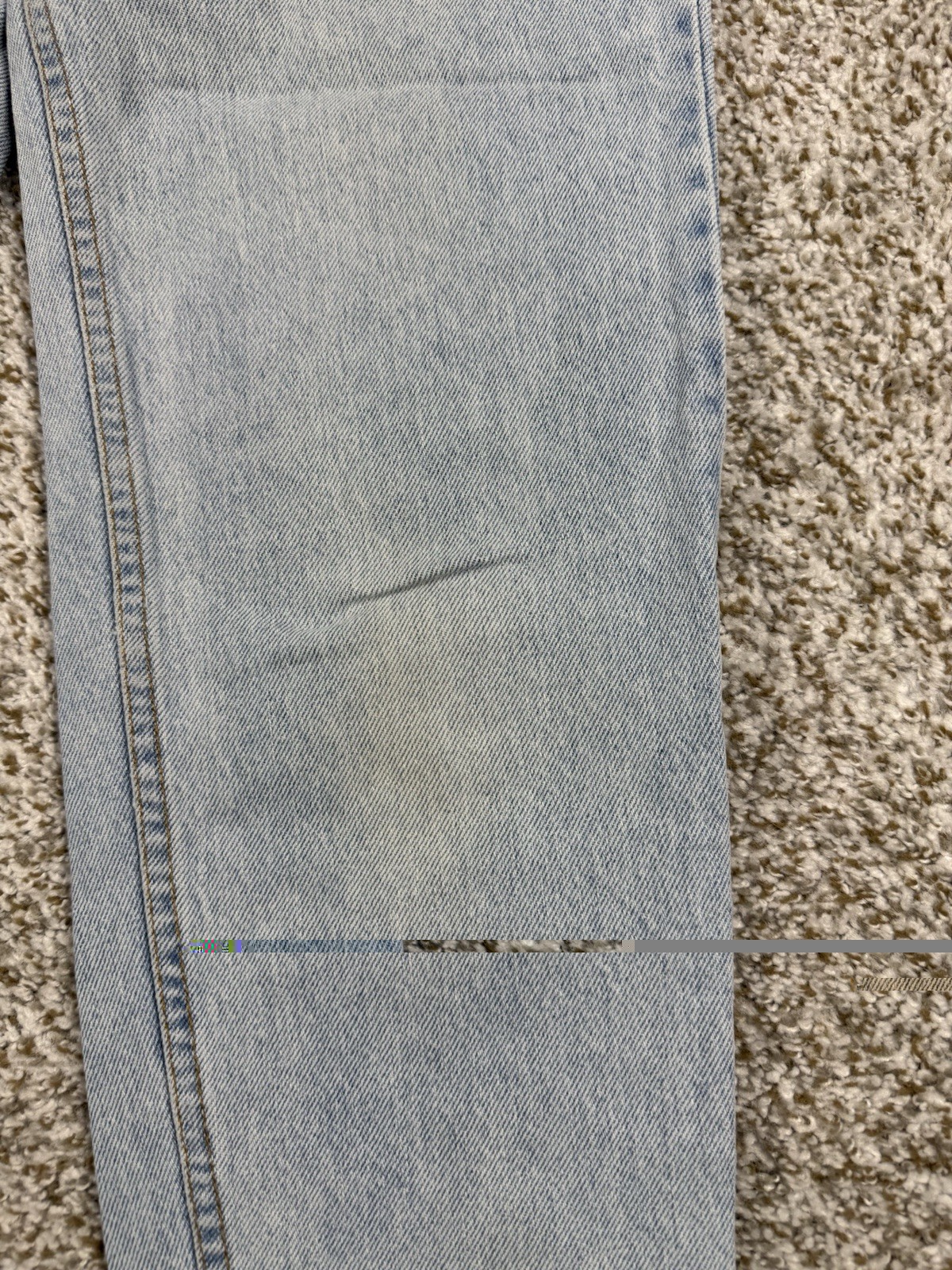 VINTAGE Levi’s 15921 Orange Tab Light Wash Tapered Fit High Rise Jeans Women’s M