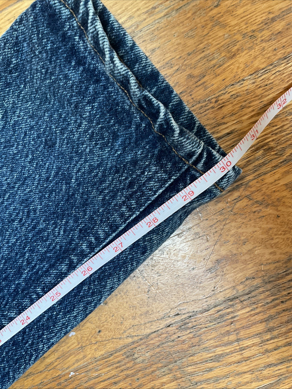 Vintage Lee Blue Jeans, 7 Ladies Medium , Made In USA,