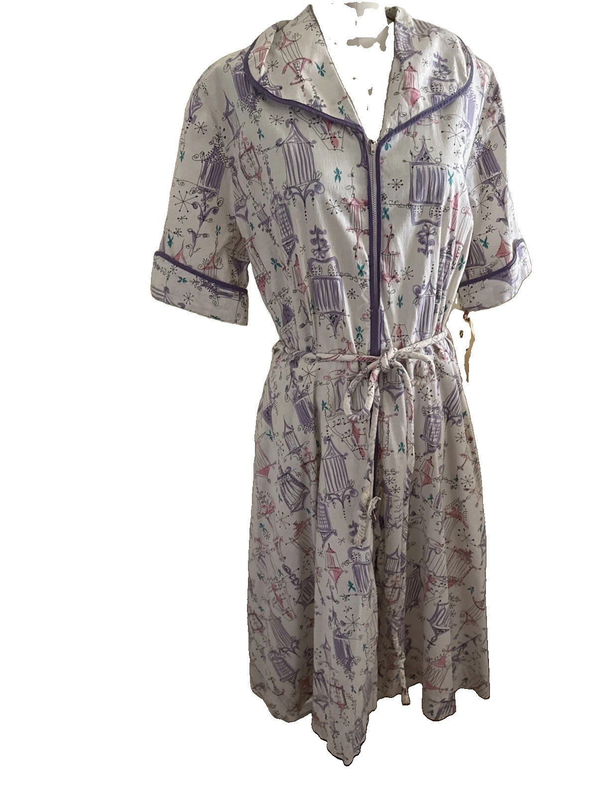 Vintage Hollywood Costume 1950s Cotton Day Dress