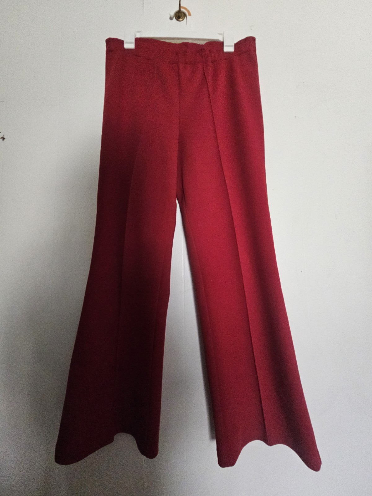 VNT Queens-Way To Fashion 37″ Elastic Waistband RED Slacks