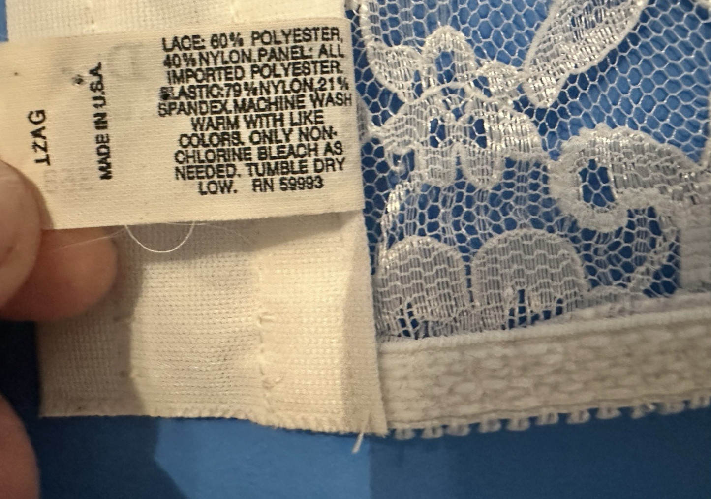 Christian Dior Intimates Vintage White Lace Bustier Corset – 36B