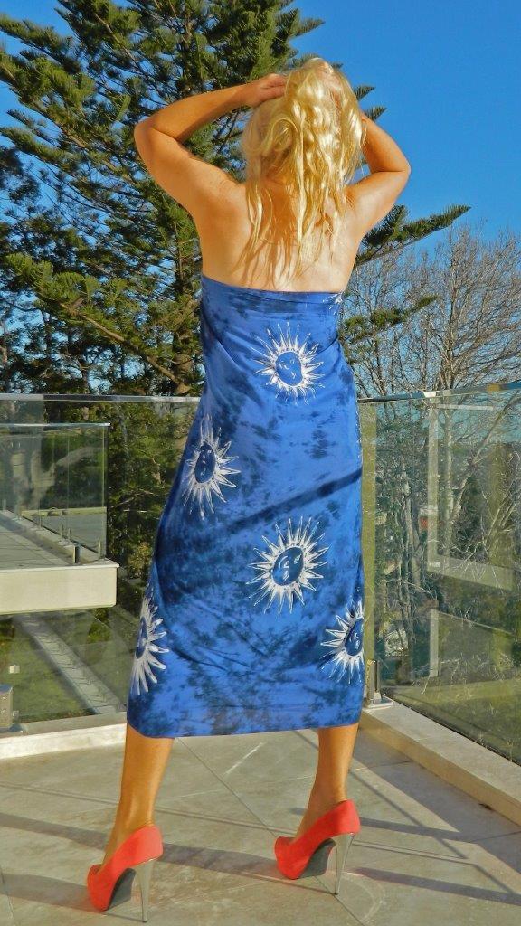 VINTAGE Resort Chic Summer Beach Fun Retro Sarong