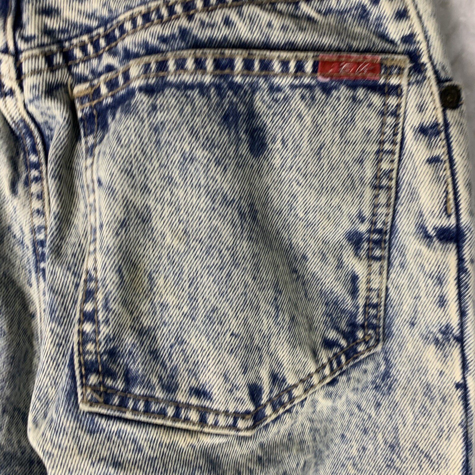 Vintage Zena Jeans Women’s High Waist Mom Jeans Size 3 Acid Wash Made In USA