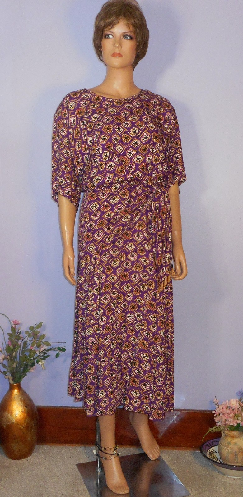 Vintage ’80s & New w Tags Ms Chaus Career Girl Dress Big Shoulder Pads, 16/18