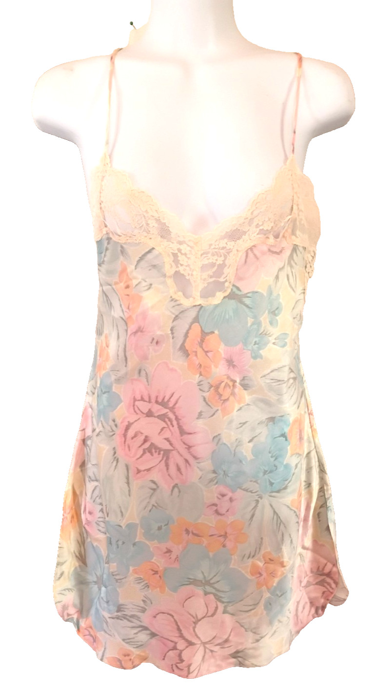 Glynn & Jacalyn Manson Lauren Alexandra Silk Chemise Nightgown Set Size S