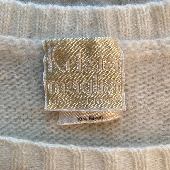 KRIZIA maglia Vintage 1980s Butterfly Sweater – Made in Italy – STUNNING!