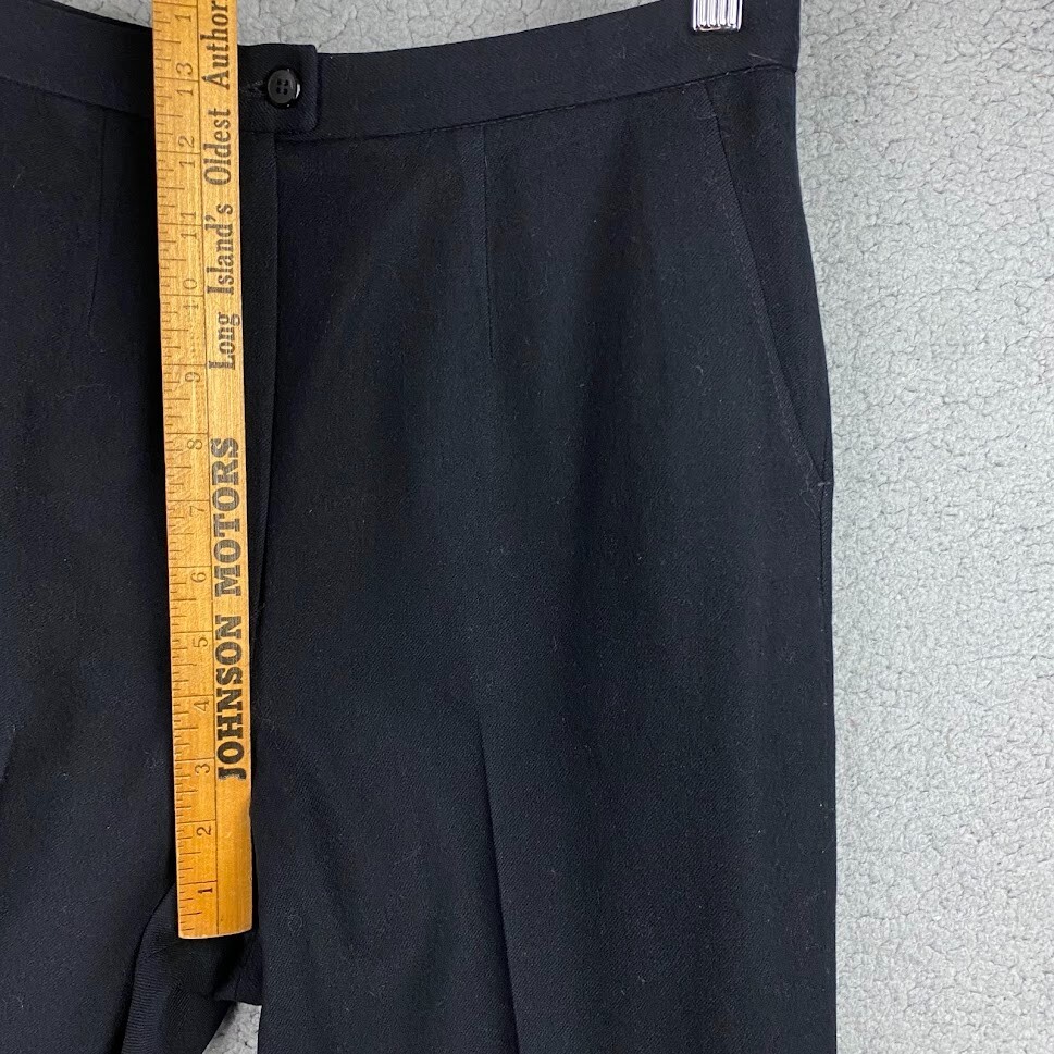 Pendleton Virgin Wool Pants Black Size 10 (29×32) lined Vintage 1980s FLAWS READ