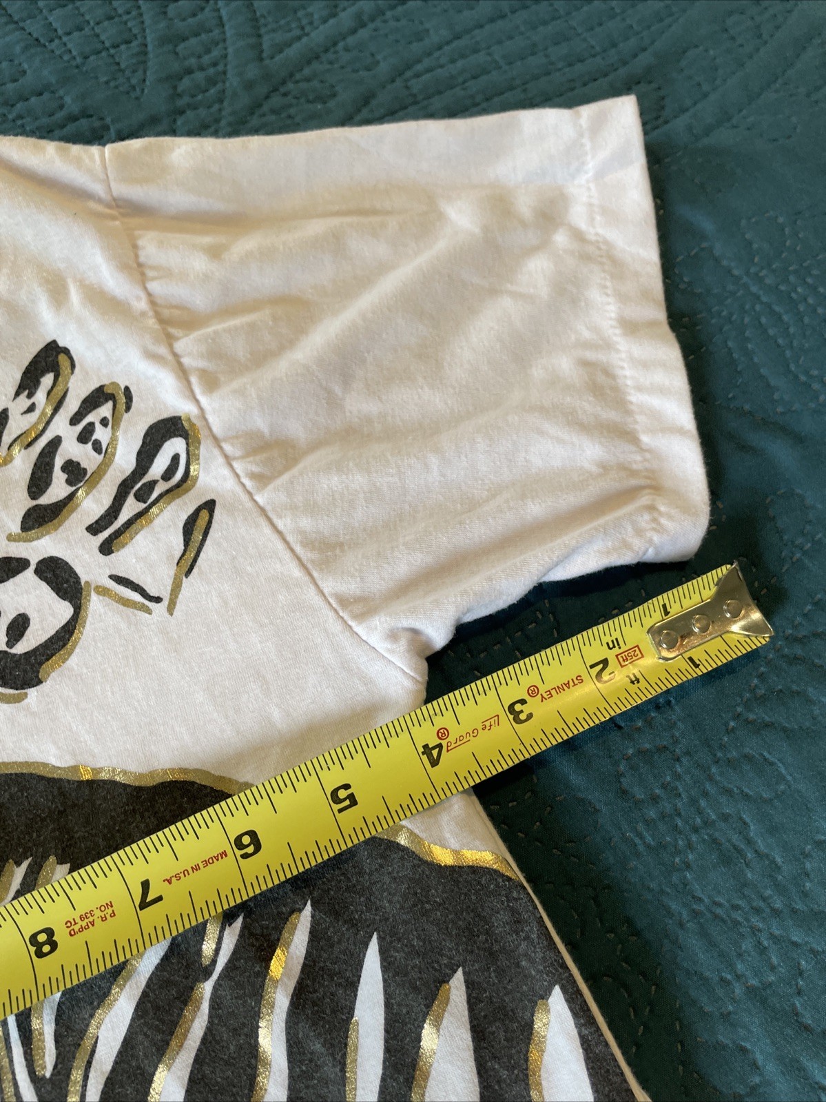 Western connection of California, vintage single stitch, medium, animal print T