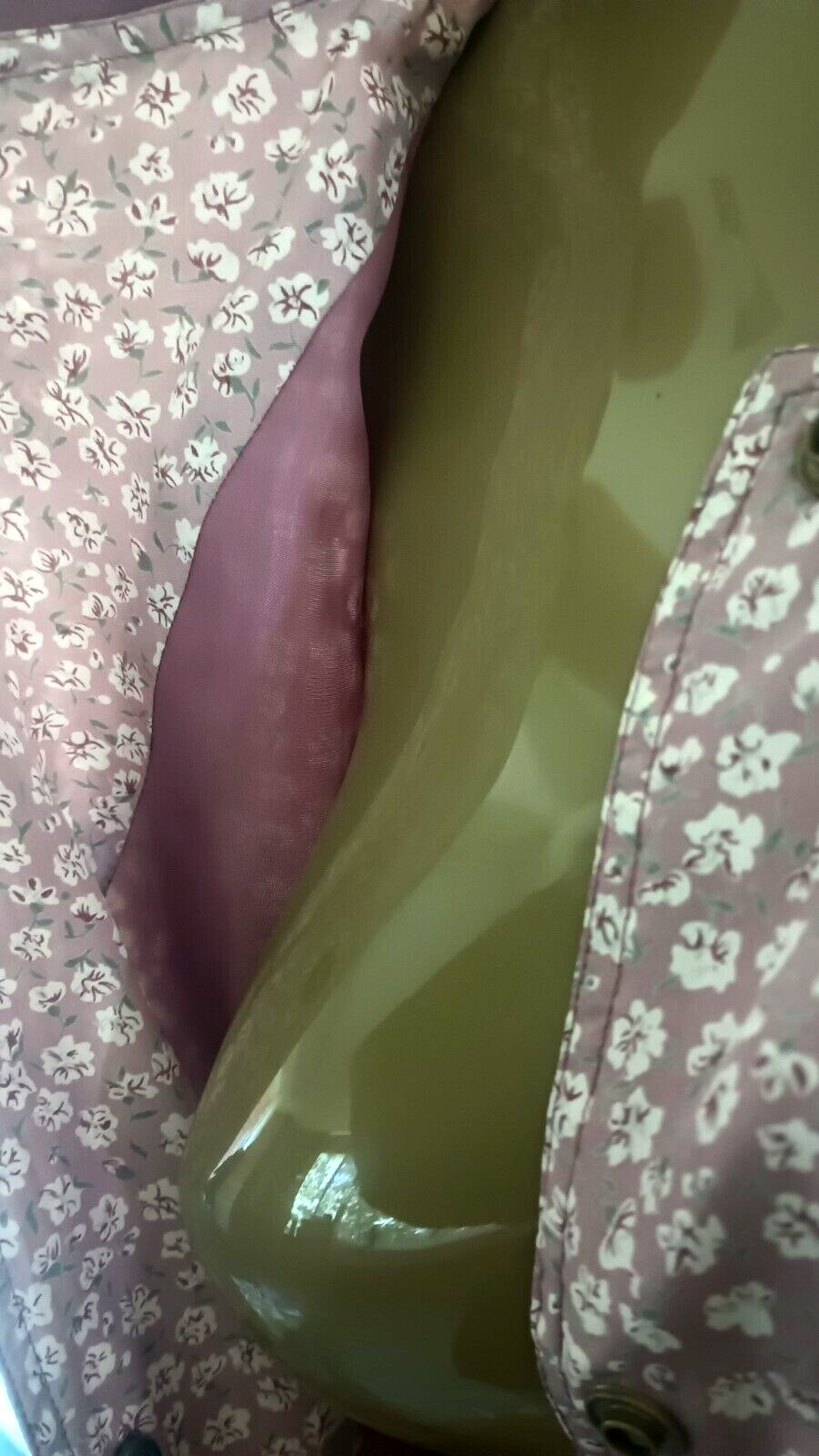 Vtg. 90s Silk Bomber Jacket Cottagecore Floral Mauve Pink Oversized Slouchy S M
