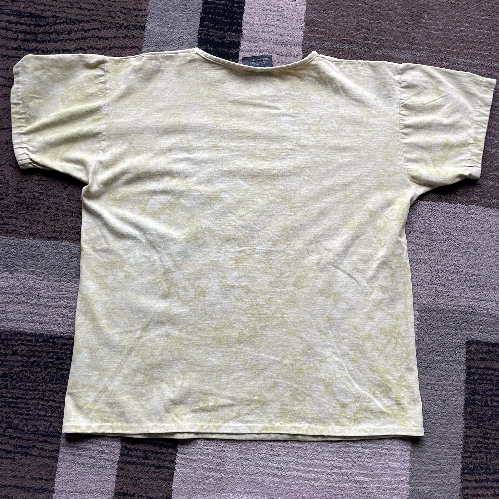 Vintage Cotton Code Graphic Embellished T-Shirt 100% Cotton Multi-color USA made