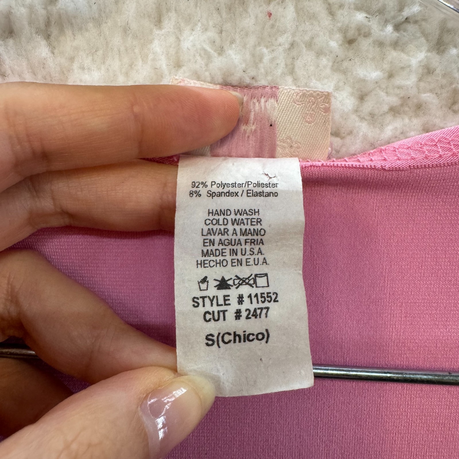 90s Y2K Vintage Pink Top Small Medium Flared Sleeve Slinky Stretch Rave Fairy