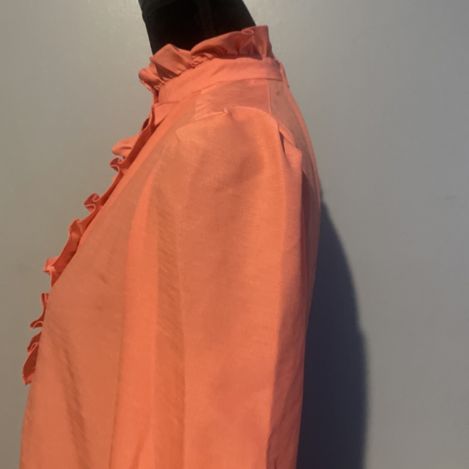 Vintage Willi Of California Womens Dress Coral Vtg Size 10 Runs Smaller No Belt