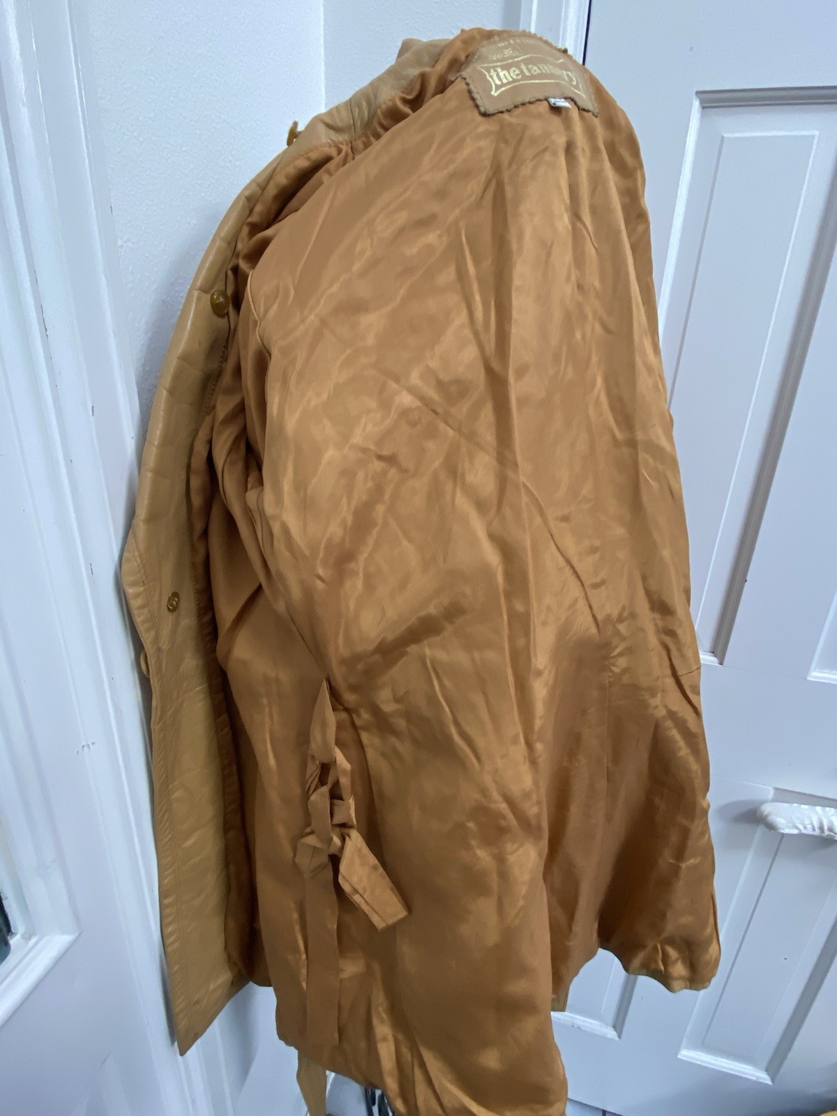 Vintage 1970’s Leather The Tannery Coat 13/14