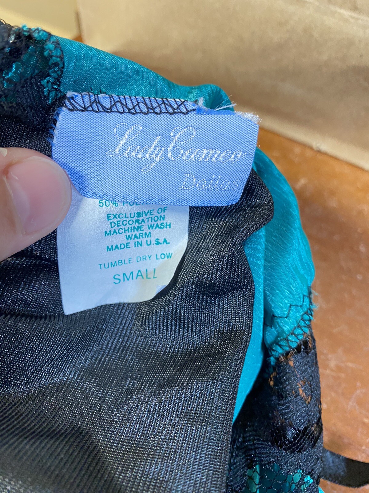 Vintage Lady Cameo Dallas Teddy One Piece Satin Green Lace Trim Sz Small