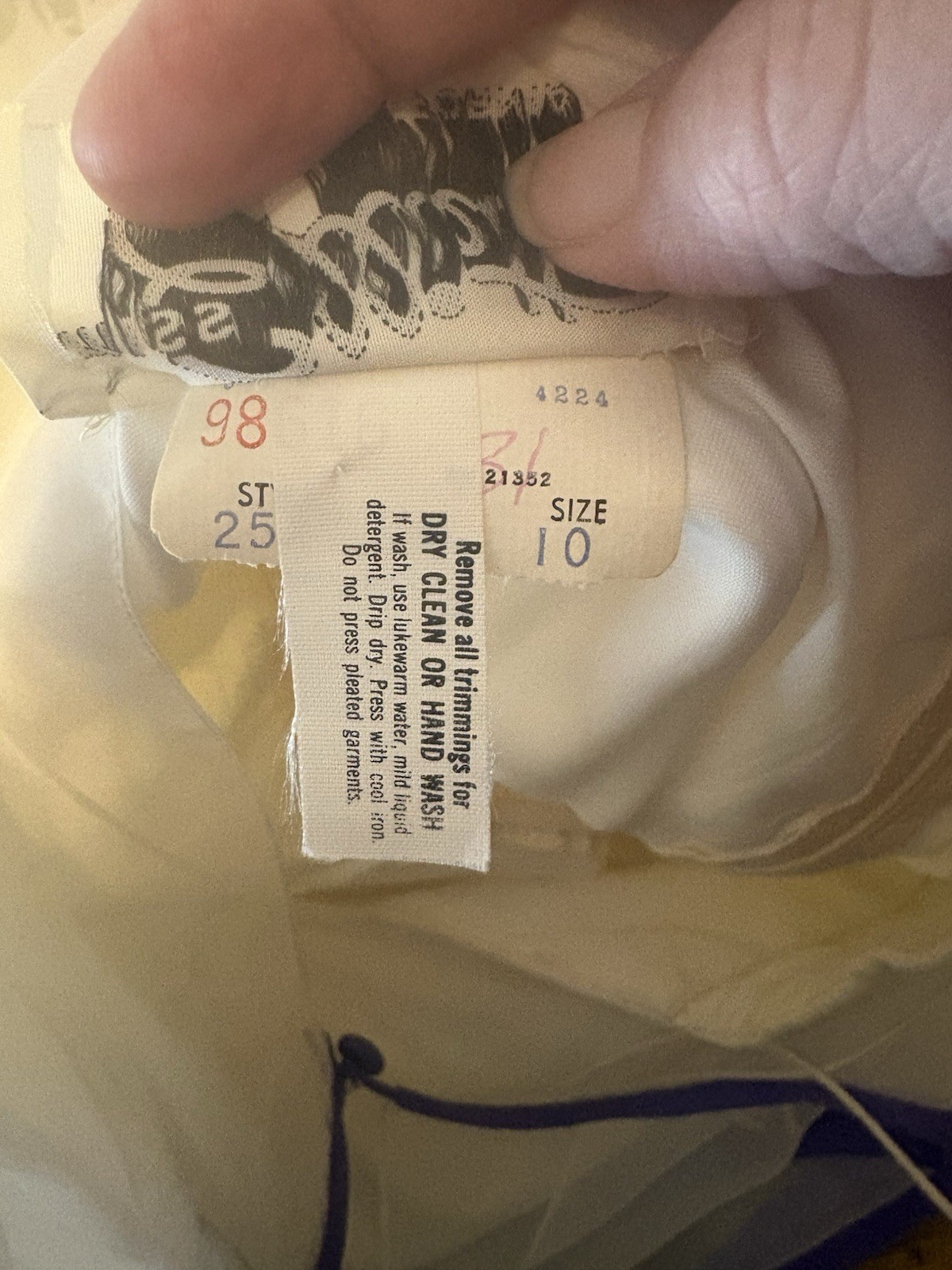 Vintage 70s Miss Elliette CA White/ Floral Maxi Dress Sz 10 Layered Sheer