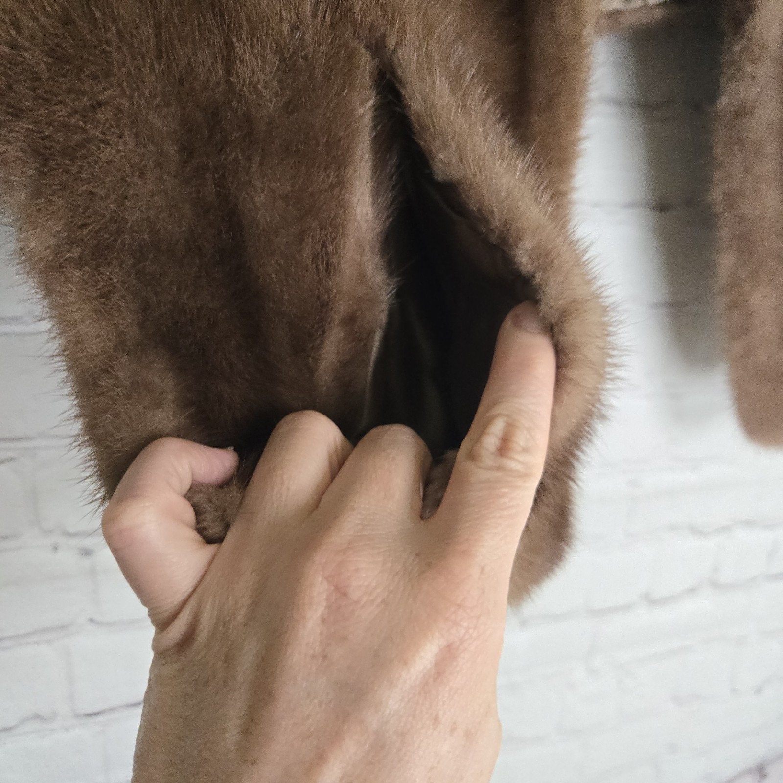 Vintage 50s Mink Fur Capelet Stole MobWife Glamour MCM Luxury