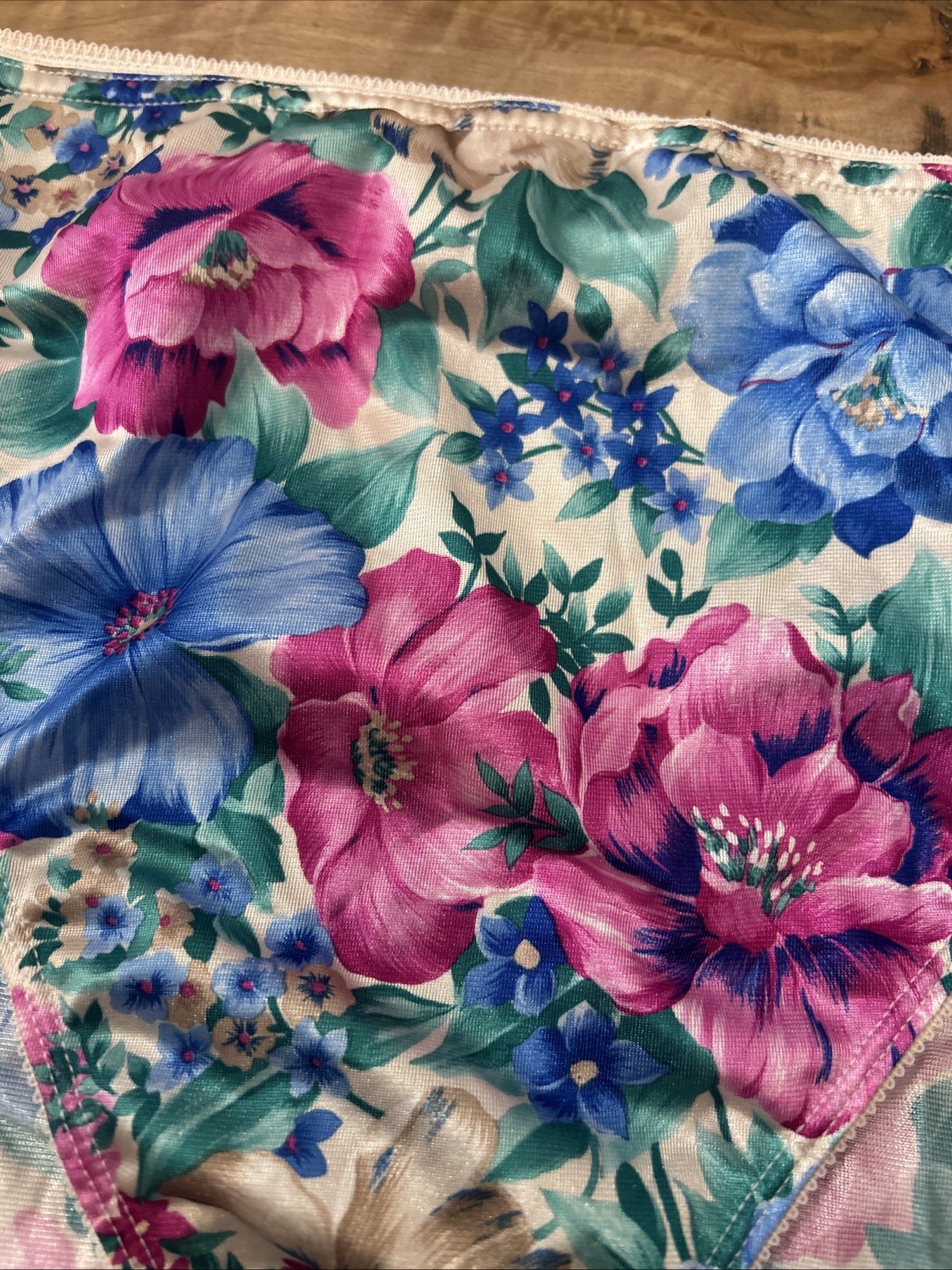 CARLISLE New Vintage Panties Womens Large FLORAL NYLON~SIZE 6~NWT~USA