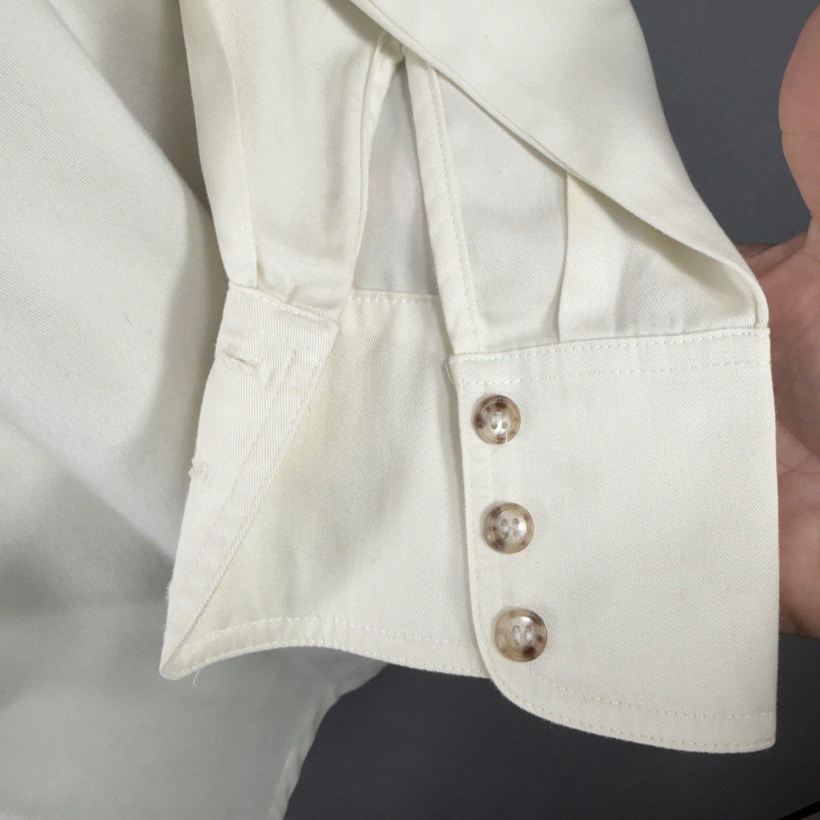Vtg Breeches Ruffle Collar Blouse Top Womens 2 Prairie Cottagecore Romantic USA